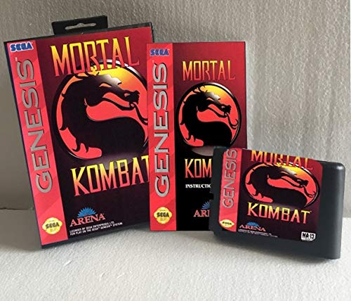ROMGame Mortal Kombat 16 Bites Sega Md Játék Kártya, Dobozos Kézi A Sega Mega Drive Genesis