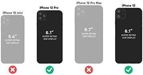 OtterBox Apple iPhone 12/iPhone 12 Pro, Kiváló Masszív védőtok, Védő Sorozat, Fekete