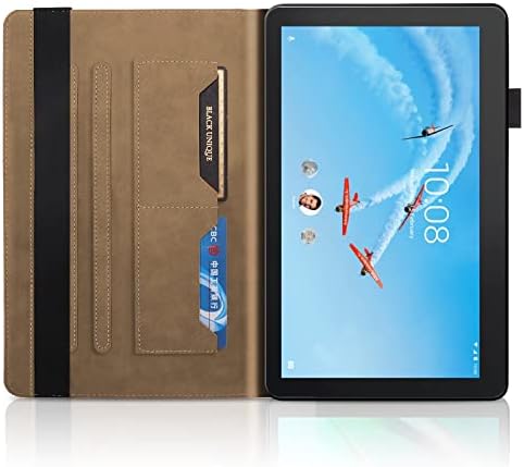 MUUGO Védő tok Kompatibilis: Lenovo Lap E10 (TB-X104F) 10.1 Inch 2019 PU bőrtok Flip Pénztárca védőburkolat Élet Fája Tabletta