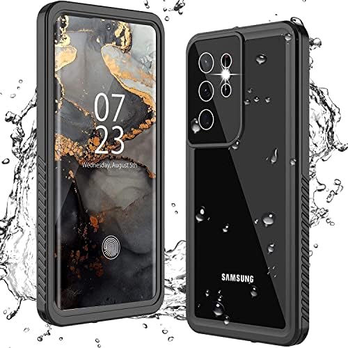 ANTSHARE Samsung Galaxy S21 Ultra Esetben Vízálló,Galaxy S21 Ultra Esetében képernyővédő fólia,360 Teljes Test Nehéz, Masszív
