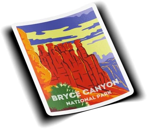 Bryce Canyon Nemzeti Park Matrica - Tökéletes Emlék, vagy Ajándék a Természet Szerelmeseinek, valamint Utazás Szerelmeseinek