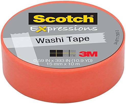 3M Washi Tape PST Pnk .59INX393IN, MTC314-PNK2