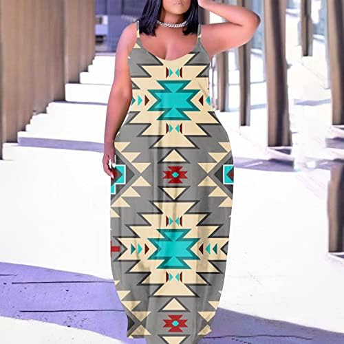 Afrikai Ruhák Női Rövid Ujjú, V-Nyak Plus Size Zsebbel Vintage Póló, Ruhák, Oversize Laza Tunika Ruha