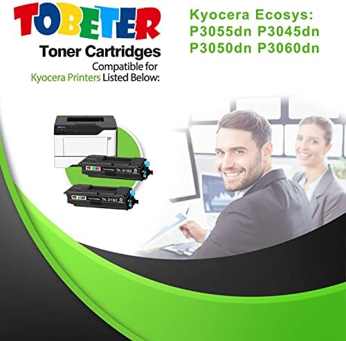ToBeter Kompatibilis TK3162 Tonerkazetta Cseréje a Kyocera TK-3162 1T02T90US0 Használja az ECOSYS M3645idn M3145idn P3045dn