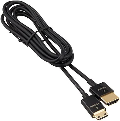 Elecom Super Slim Ethernet-kompatibilis HDMI kábel HDMI (A típus) -HDMI mini (C típusú) CAC-HD14SSM15BK