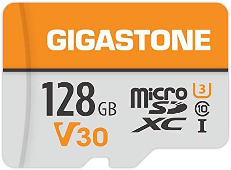 Gigastone 128GB 2-Pack Micro SD Kártya, 4K Videó Pro, GoPro, Megfigyelő, Biztonsági Kamera Akció Kamera, Robot, 95MB/s MicoSDXC