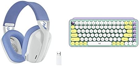 Logitech G435 Lightspeed, illetve a Bluetooth Vezeték nélküli Gaming Headset -Fehér Logitech POP Gombok Mechanikus Vezeték