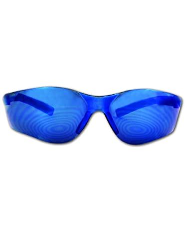 MAGID Y19GFBM Drágakő Myst Flex Védő Szemüveg, Kék Tükör, Lencse, Szürke Keret (Egy Pár)