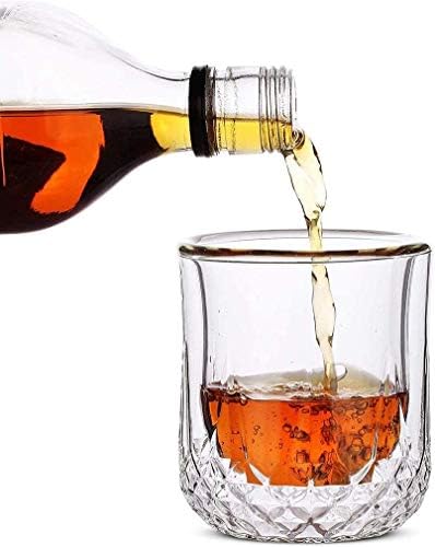 Lieber Világítás Whiskys Üveget Whiskys Poharat Dupla Fal, Koktél, Szemüveg, Szemüveg, Régi Vágású, Üveg, Kő, Üveg, Kristály
