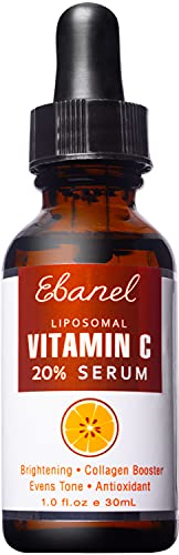 Ebanel 20% Liposzómás C-Vitamin Szérum Arc, hialuronsav, Retinol, E-Vitamin, B5, Ferulic Sav, Halványító Szérum Anti Aging