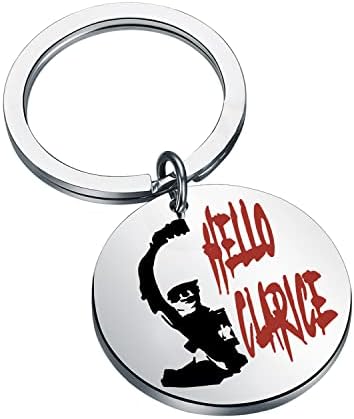 KEYCHIN Hannibal Film Kulcstartó Hannibal Lecter Rajongók Ajándék Hello Clarice Ékszerek Horror Film Szerető