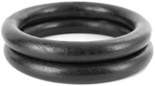 Abaodam 1 Pár ABS Fitness terem Gyűrűk Olimpiai Torna Gyűrűk Pull - up Gyűrűk Test, Erő, Hatalom fejjel Edzést (Fekete) Sport