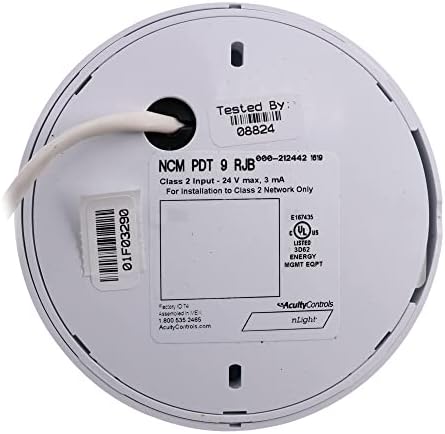 Érzékelő Kapcsoló NCM-PDT-9-RJB nLight Dual-Tech Jelenlét Érzékelő, Fehér