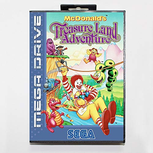 ROMGame Mcdonalds Treasureland Kaland 16 Bites Sega Md Játék Kártya Kiskereskedelmi Doboz Sega Mega Drive Genesis