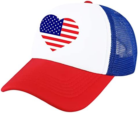 Amerikai Zászló Kalap július 4-én baseballsapkás USA Merica Baseball Sapka MINKET Hazafias Snapback Sapka Férfiak Nők