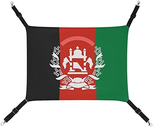 Afganisztán Zászló Afganisztán Függetlenség Napja Mini Függőágy Háziállat, Lógó Puha Pet Ágy, Állítható Pántok, valamint