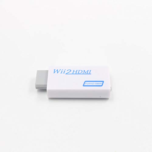 Wii, HDMI Átalakító Full HD Készülék,Hanstend Wii, HDMI Adapter 3,5 mm-es Audio Jack&1080p, 720p HDMI-Kimenet Kompatibilis