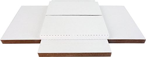 (10) Fehér Bakelit lemez LP Szállítási Mailer Dobozok - Tartja 1 3 12 Records - Állítható Magasság - ERŐS 200 Teszt Karton