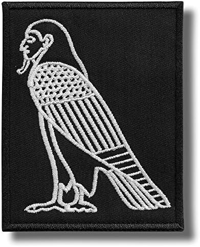 Egyiptom félig Ember, Félig Madár - Hímzett Patch 8 x 10 cm
