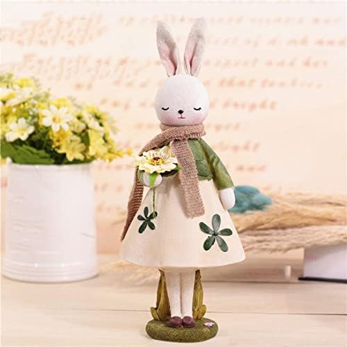 NEARTIME Lány Szíve Ajándék Aranyos Rabbit Dísz Hálószoba Szoba Bor Kabinet Gyanta Kézműves Dísz, Kreatív Ajándék Z Dísz