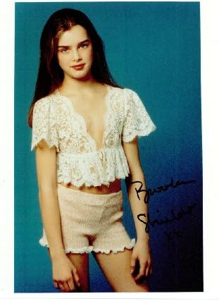 Brooke Shields 8 x 10 Celebity Fotó Autogramot
