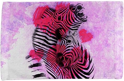 Zebra Szerelmesek Valentin-Szív Az Egész Kéztörlő Multi Szabványos Méret