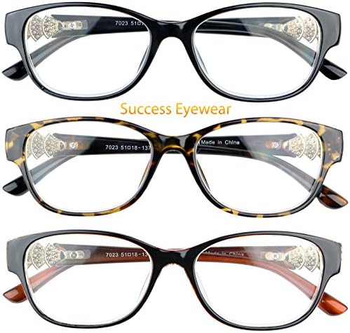 A siker Eywear Olvasó Szemüveg 3 Beállított Érték Minőségi Olvasók Divat Crystal design olvasó szemüveg Nők +2.5