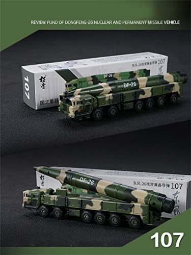 MOOKEENONE Alufelni Dongfeng 26 Nukleáris Állandó Rakéta Jármű Modell Szimulációs Gyűjtemény Kijelző Modell 1:100 Katonai