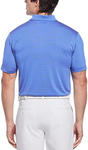 PGA TOUR Férfi Feeder Csíkos Rövid Ujjú Golf Polo Shirt