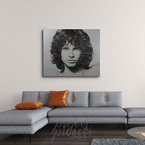 Jim Morrison - az Angyalok Városa által Cam Nguyen (Kézzel Festett Eredeti olajfestmény)
