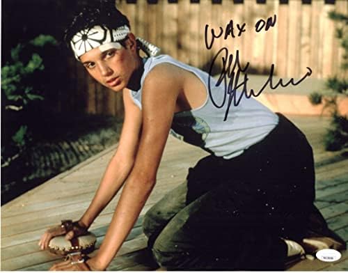 Ralph Macchio aláírt 11x14 Fotó A Karate Kölyök Daniel LaRusso Viasz Autogramot SZÖVETSÉG Tanú