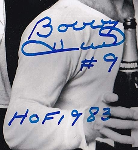 Beckett-BAS Bobby Hull HOF 1983 Dedikált, Aláírt Blackhawks 8x10 Fotó Fénykép V76780