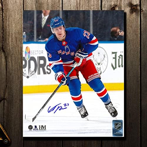 Adam Fox New York Rangers RUSH Dedikált 8x10 - Dedikált NHL-Fotók