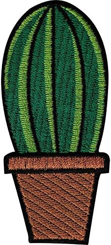 Kaktusz Javítás Vas Varrni Ruhát, Táskát Növény Hímzett Jelvény Hímzett Applied