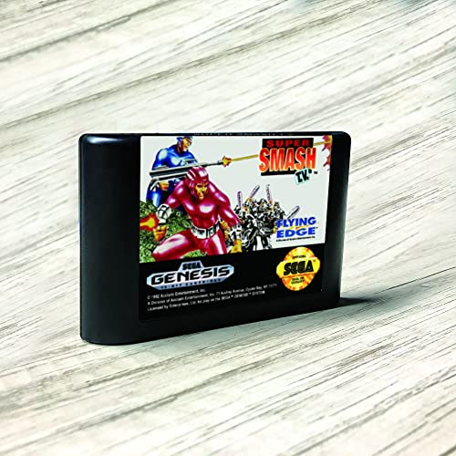 Super Smash T. V - USA Címke Flashkit MD Electroless Arany PCB Kártya Sega Genesis Megadrive videojáték-Konzol