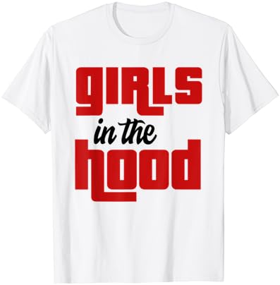 A Lány A Környéken 1 Retro Magas Fehér Chicago Egyforma Pólók T-Shirt