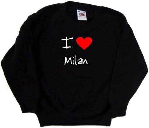 Én Szerelmes Szív Milánói Fekete Pulóver