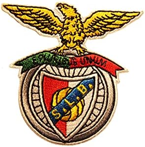 Benfica Logó S. L. B. E Pluribus Unum Vas-A Javítás Címer Jelvény ..Méret : 2.75 x 2,6 - Os, Új