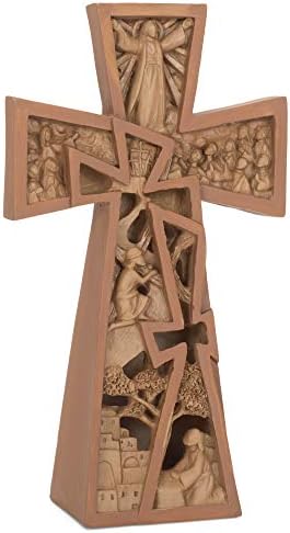Dicksons Áttört Szakaszában Krisztus Feltámadása 8 x 6 Gyanta Kő Asztal Tetején Kereszt