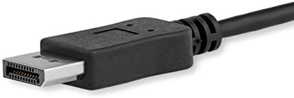 3.3 ft (1 m) USB-C DisplayPort Kábel - USB Típus-C DP-Videó Adapter Kábel - 4K-60Hz - Fekete