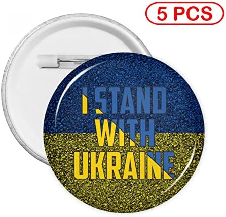 5 Db Állok Ukrajna Pin Jelvények Kerek Csapok Dekoráció, Ruházat, Kalap Kiegészítők Kis 1.2 Imádkozz Ukrajna