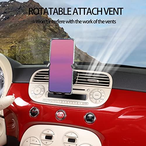 TongSheng autótelefon-Hegy Alkalmas a Fiat 500 2010 2011 2012 2013 2014 2015,Telefon Csatlakoztatási Autó Szellőző,Műszerfal