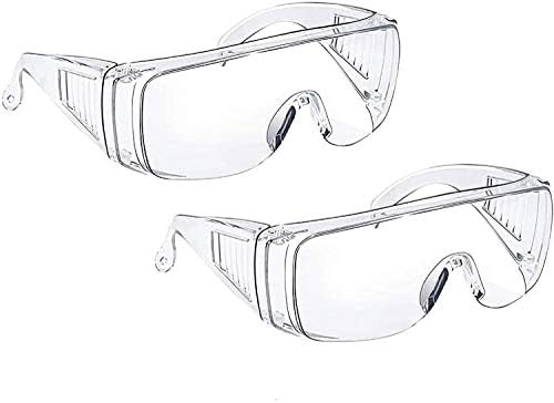 EUXOR, Biztonsági Szemüveg (2db), Anti-Köd & Összetört Bizonyíték, ANSI Z87.1 & EN 166 UV Ellenálló Védő Szemüveg, Védőszemüveg,
