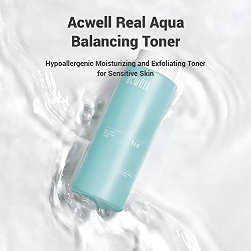 ACWELL Igazi Aqua Kiegyensúlyozó LHA Hidratáló & Hámlasztó Arc Festék 5.4 fl.oz. - Ásványi Víz pH-Kiegyenlítő Toner Megerősítése