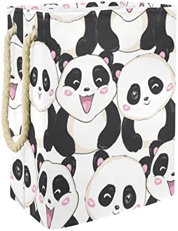 Inhomer Cuki Panda Minta Nagy Szennyesben Vízálló, Összehajtható Szennyestartót Kosara, Ruházat, Játék Szervező, lakberendezés
