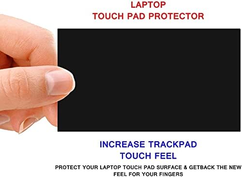 (2 Db) Ecomaholics Prémium Trackpad Védő ASUS VivoBook 16X OLED (F1603 / M1603) 16 colos Laptop, Fekete Touch pad Fedezze