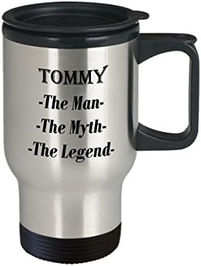 Tommy - A Férfi, A Mítosz, A Legenda, a Félelmetes Bögre Ajándék - 14oz Utazási Bögre