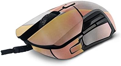 MightySkins Fényes Csillogó Bőr Kompatibilis SteelSeries Rivális 5 Gaming Mouse - Márvány Magma | Védő, Tartós, Fényes Csillogás