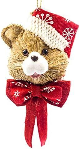 Kristály Bell Dísz, Kreatív Karácsonyi Medve Dekoráció Medál lakberendezési Aranyos Medve Karácsonyi Medál Lóg Ajtóban Gyöngyök