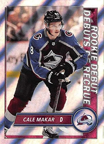 2020-21 Topps NHL Matrica 529 Cale Makár Újonc Debütáló Fólia RC Újonc Colorado Avalanche Jégkorong Matrica Kártya (Mini,